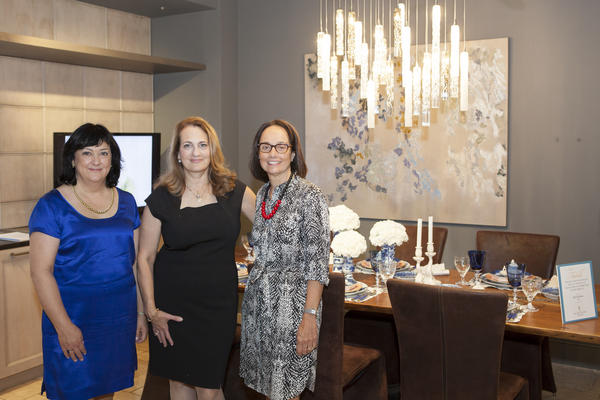Wendy Kvalheim of Mottahedeh; Marianne Rosenberg of Rosenberg and Co.; Regina Bilotta of Bilotta Kitchens
