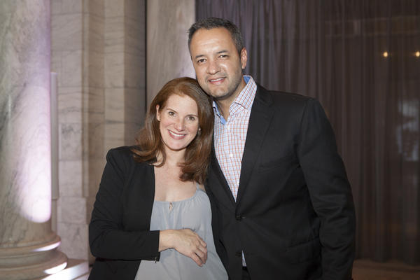 Sophie Donelson of House Beautiful with Lorenzo Marquez of Cosentino