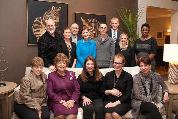 The Stickley team, with Sophie Donelson