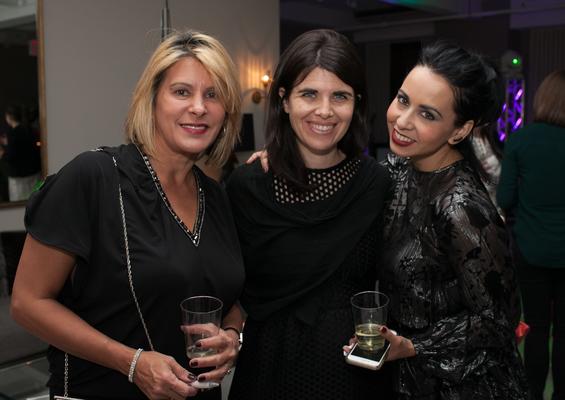Barbara Ortega; Danielle McWilliams, ASID NY Metro director of communications; and Vanessa Deleon, director at large
