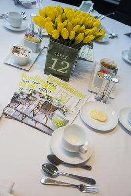 Table setting at the luncheon