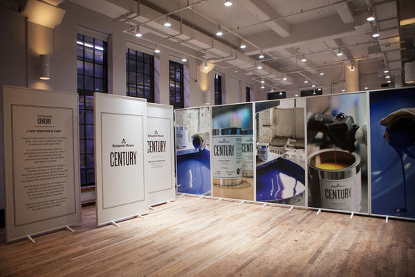 Large-scale panels greeted guests and illustrated the behind-the-scenes process for creating CENTURY. 

