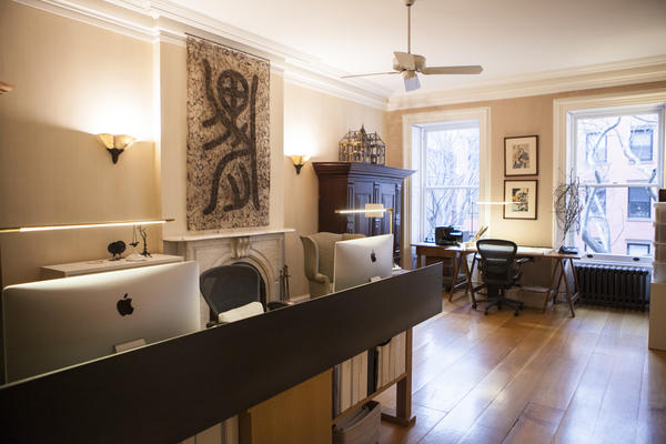 The Kathryn Scott Design Studio, on the second level of the townhouse