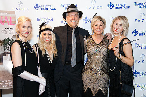 Kerrie Kelly (second from right) and her design team with Vincent Catalano