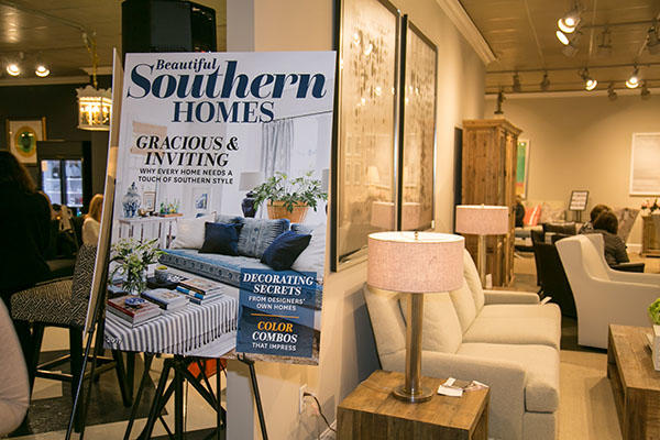 The Southern Homes cover in the CR Laine showroom