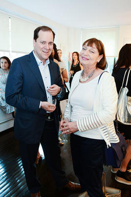Cary Kravet, of Kravet, and Liz Nightengale, from the D&D Building
