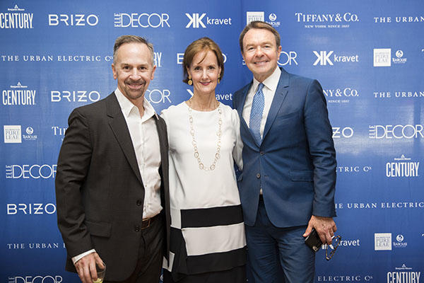 New 2017 A-Lister Thad Hayes with Kate Kelly Smith, Hearst Design Group, and Michael Clinton, Hearst Magazines