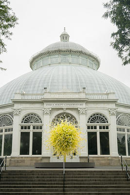 Outside view of the New York Botanical Garden