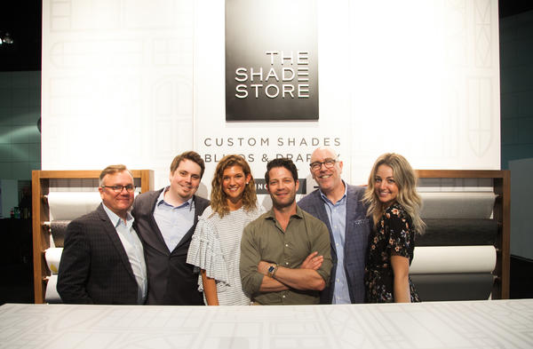 The Shade Store team: Michael Crotty, Adam Skalman, Lauren Murphy, Nate Berkus, Kenneth Smith and Whitney Marcus