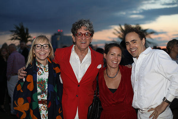 Charles Pavarini III and Randall Tarasuk of Pavarini Design, with former ASID NY Metro president Susan Anthony (left) and Jennifer Skoda 
