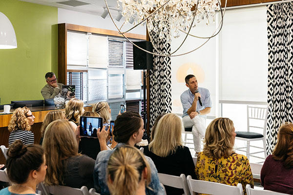 Jonathan Adler during the discussion 