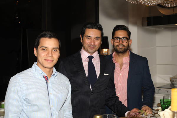 Nelson Sanchez, Asler Valero and Gabriel Briceño 