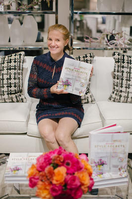 House Beautiful editor in chief Sophie Donelson signing her new book, ‘Style Secrets,’ at Mitchell Gold + Bob Williams