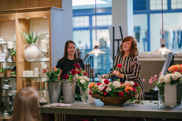 How to Arrange the Perfect Bouquet, with Pottery Barn