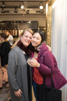 Rhonda Eleish and one of her student team members, Chenling Tsao of Parsons