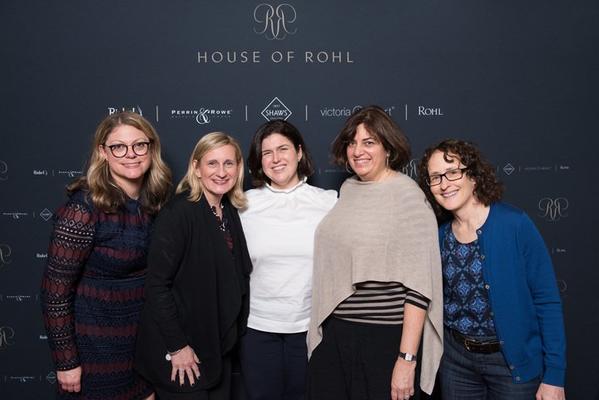 Members of the Traditional Home team: Jill Waage, editor in chief; Tracy Szafarz, midwest manager; Beth McDonough, publisher; Victoria Carra, senior account manager; and Sally Finder, senior architecture and design editor