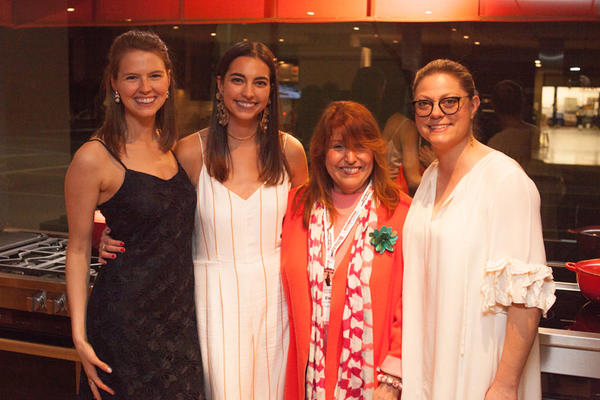 Traditional Home editors Julianne Hilmes, Clara Haneberg and Jill Waage with design writer and consultant Elaine Markoutsas (second from right)