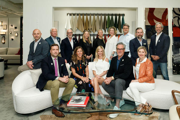 The 2018 Southeast Designers & Architect of the Year finalists are picture-perfect with Veranda editor in chief Clinton Smith and ADAC general manager Katie Miner.