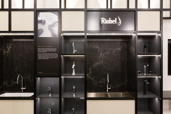 Riobel is one of five brands now unified at the House of Rohl.