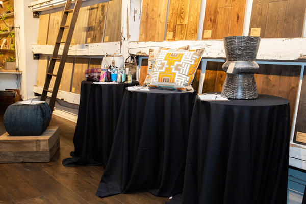 The event featured a silent auction to benefit the Thorn Tree Project.