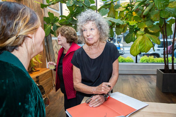 Clodagh signed copies of her new book, ‘Clodagh: Life-Enhancing Design,’ for guests.