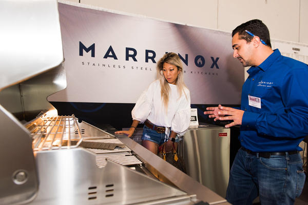 Marrinox was one of several exhibitors at the show.