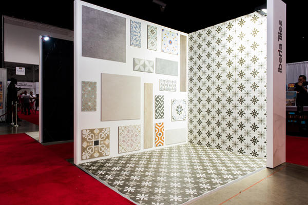Iberia Tiles's display at this year's show.