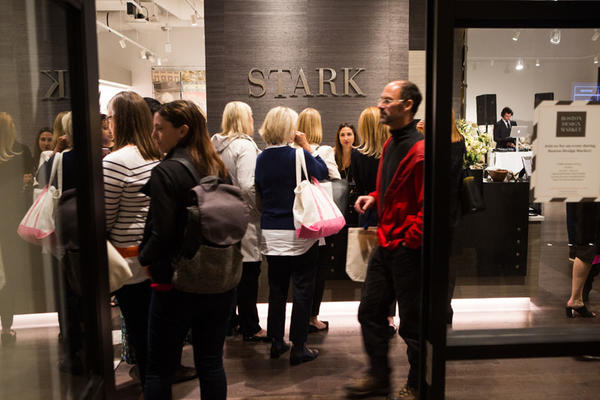 Many designers and industry players turned out to Stark’s BDC showroom event.