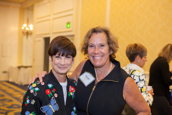 Laurie Gorelick with Sherry Qualls of White Good