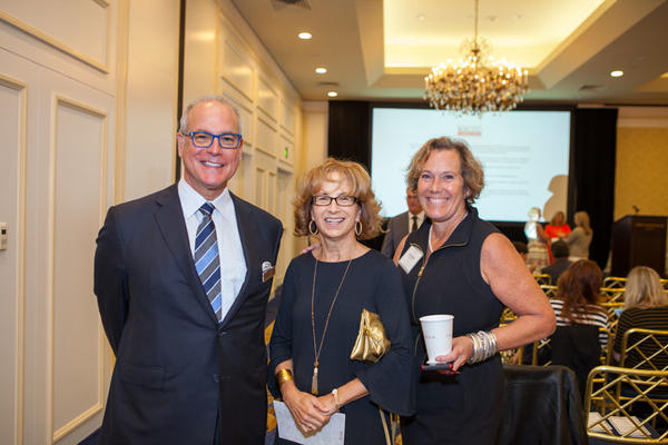 Mark Rohl of Rohl, 
Beezee Honan of Designer Bath and Salem Plumbing Supply, and Sherry Qualls