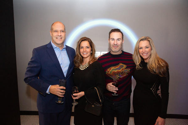 Randy Warner with members of the Dacor Design Council, (from left)  Laurie Anastos of Interior Design Concepts, Adam Hunter of Adam Hunter Designs, and Patricia Davis Brown of Patricia Davis Brown Designs