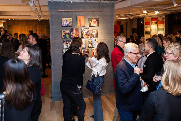 The event was co-hosted by the Odegard showroom.