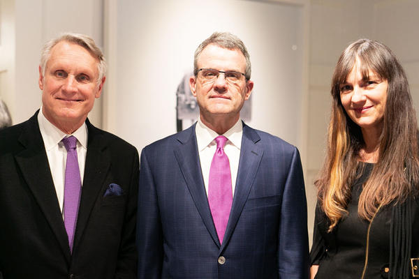 Christian Plasman with Pat O’Bryan and Erika Heet of Interiors