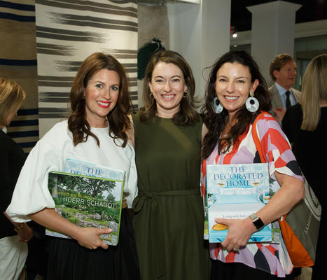 Lauren DeLoach, Steele Marcoux and Jessica Bradley at a book signing event for both ‘The Decorated Home’ and ‘Movement’