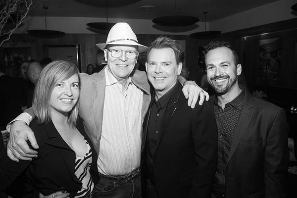 Photographer Meghan Beierle-O’Brien; Grey Crawford, principal photographer of ‘The New Glamour’; Jeff Andrews; and Andrews’s publicist, Rich Pedine of RPpr