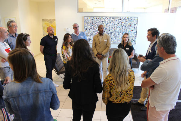 The group toured Wendover Art Group’s facilities on the second day of the Designer Summit.