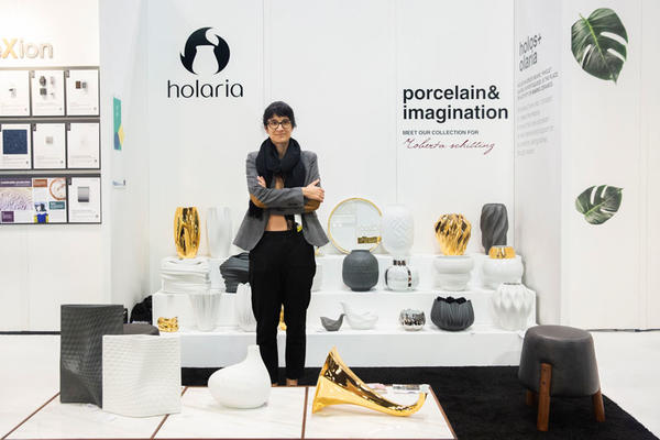 The Holaria booth