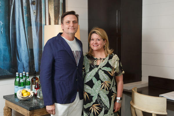 Keith Arnold of Suzanne Kasler Interiors, and Angela Patrick of Ainsworth-Noah