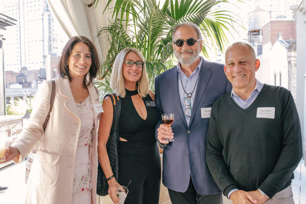 Molly Miller and Traci Shemonoski of Royal Green Appliances, with Paul Alter of Lee H. Skolnick Architecture + Design Partnership and Josh Wiener of SilverLining