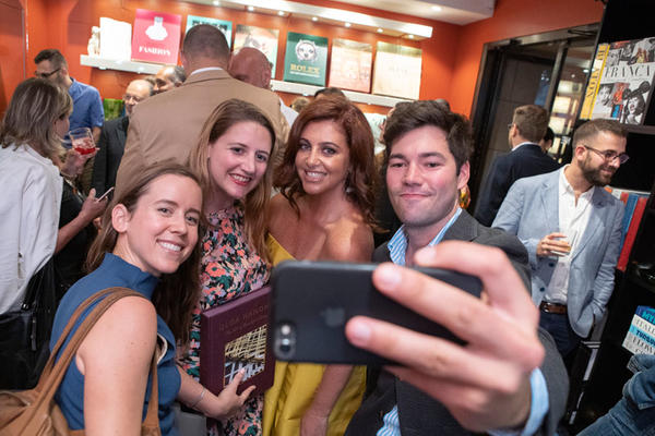Say cheese! Amanda Sims, Hadley Keller, Olga Hanono and Austin Mill pose a selfie.