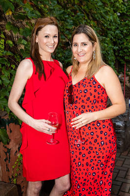 Photographer Stephanie Strauss and Noelle Auberger of Hearst Magazines 