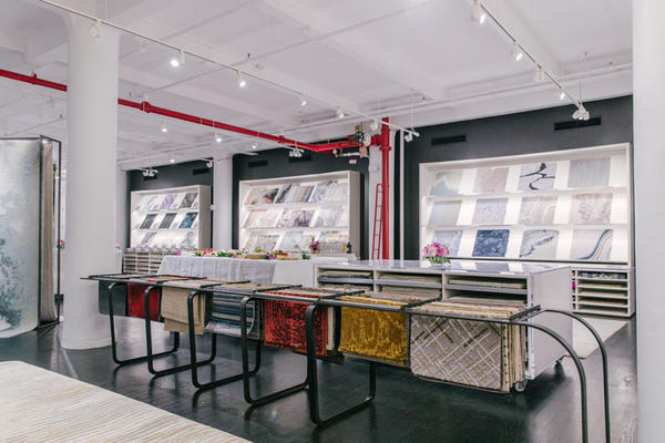 The light-filled Tai Ping showroom, located just west of Union Square.