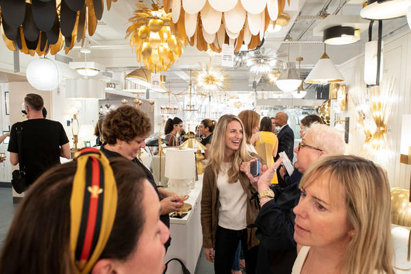 Over 200 guests gathered in the Circa Lighting showroom during What’s New What’s Next.