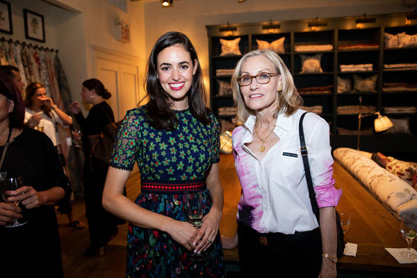 Chelsea Textiles’s Kristen Thorsen and Josie McCarthy