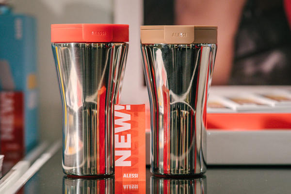 The Caffa travel mugs by Alessi