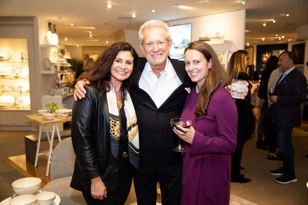 Dick Kunkle of Lenox with  Stacy Bowe (left) and Tina Greco of Macy’s