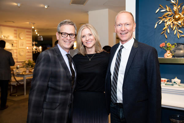 Kristi Forbes with Barry Goralnick and Keith Gordon of Barry Goralnick Architecture and Design