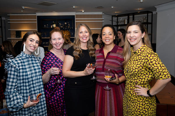 Stephanie Zoppina, Geri-Anne Noe and Laura Jaussi, with Kate Spade’s Jackee de Legarde and Mary Sell