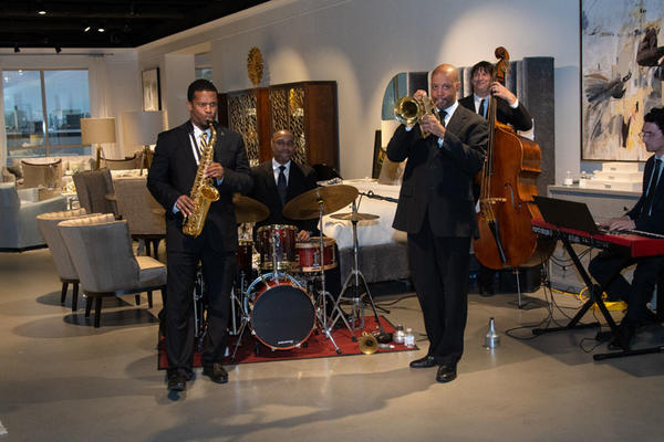 Guests enjoyed music from City Jazz Co.