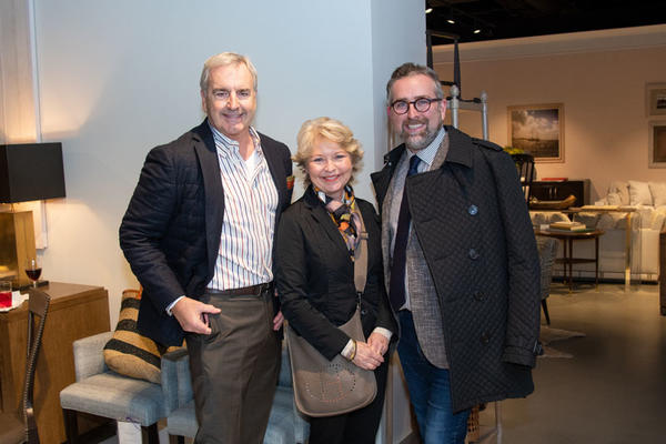 Clint Smith (left) welcomed guests to the Century showroom.